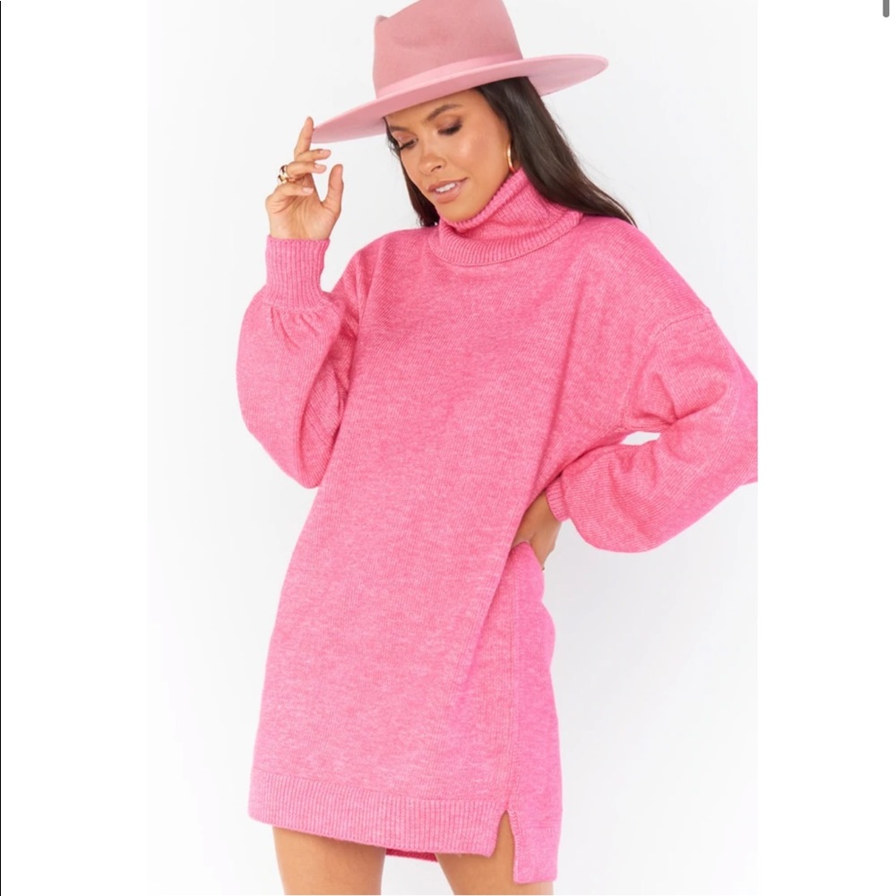 Show Me Your Mumu NWT Pink Sweater Dress XS